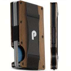 Promise Minimalist Slim Wallet RFID Blocking Front Pocket Credit Card Holder