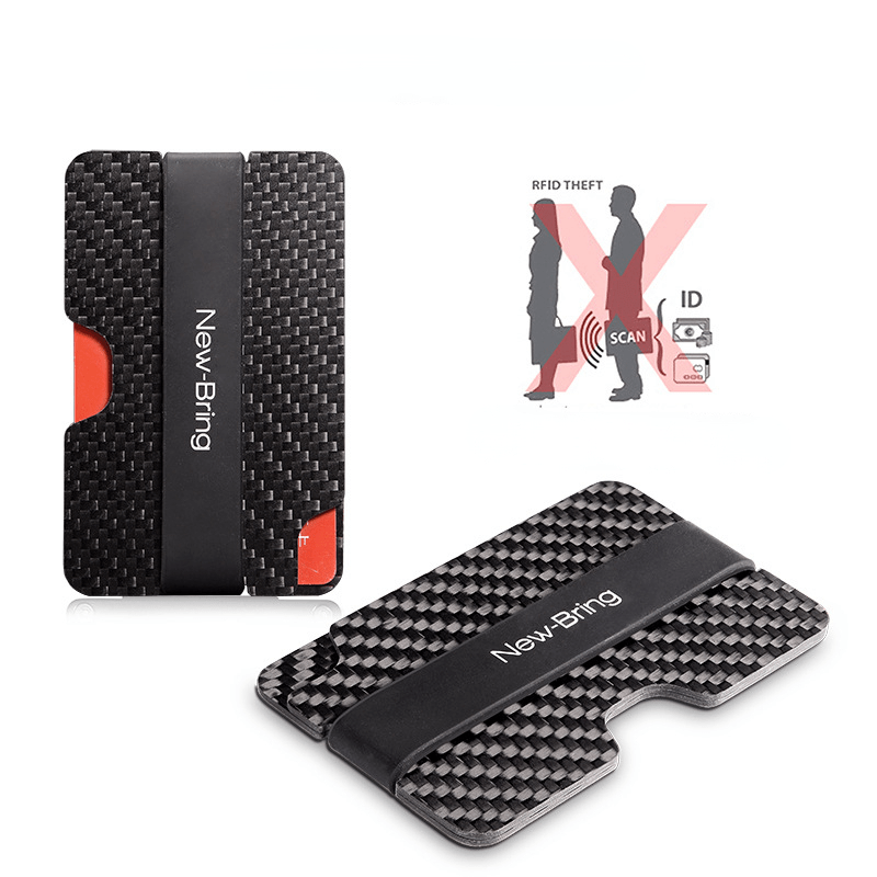 RFID Blocking Money Clip Card Holder for Men