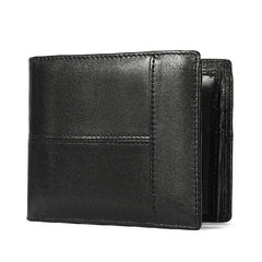 Retro Card Package Thin Cowhide Men's Wallet