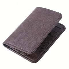 Men's Ultra Thin Leather Money Clip Wallet