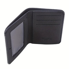 Men's Ultra Thin Leather Money Clip Wallet