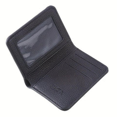 Men's Ultra Thin Leather Money Clip Wallet
