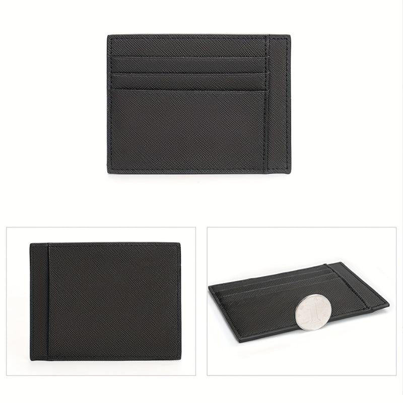 Men's Ultra Thin Leather Card Holder ID Wallet
