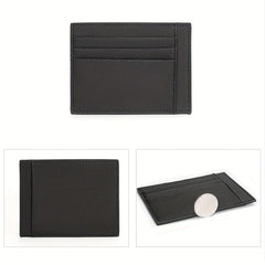 Men's Ultra Thin Leather Card Holder ID Wallet