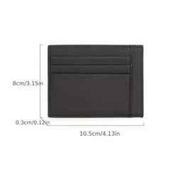 Men's Ultra Thin Leather Card Holder ID Wallet