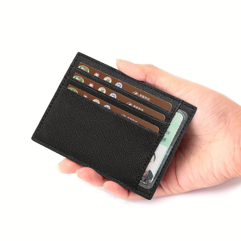 Men's Ultra Thin Leather Card Holder ID Wallet