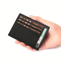 Men's Ultra Thin Leather Card Holder ID Wallet