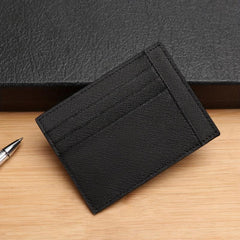Men's Ultra Thin Leather Card Holder ID Wallet