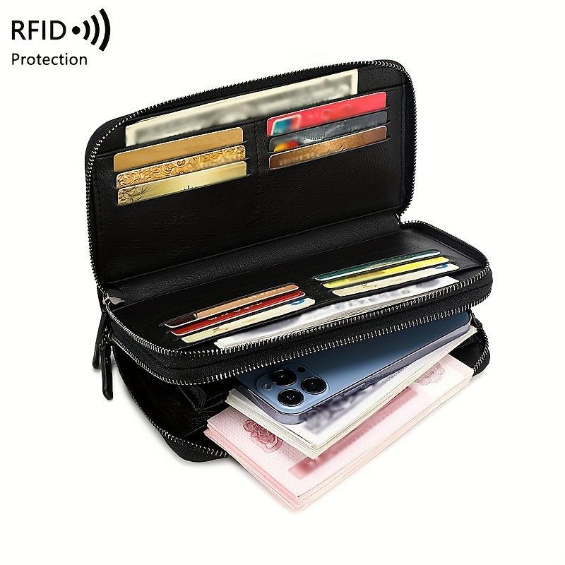 Men's Multifunctional Wallet Holder Double Layer Handbag