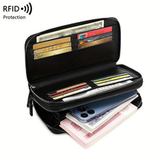 Men's Multifunctional Wallet Holder Double Layer Handbag