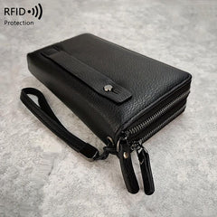 Men's Multifunctional Wallet Holder Double Layer Handbag