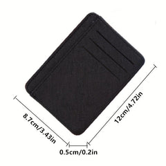 Ultra Thin Card Coin Purse Bank and Bus Card Holder