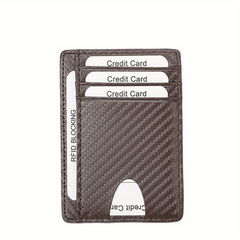 Men's RFID Blocking Wallet Slim ID Credit Card Holder Front Pocket Wallet