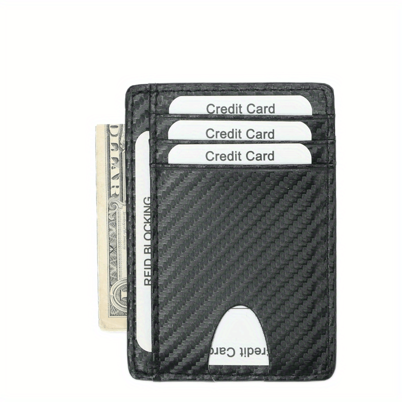 Men's RFID Blocking Wallet Slim ID Credit Card Holder Front Pocket Wallet