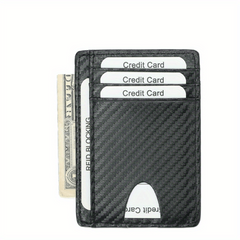 Men's RFID Blocking Wallet Slim ID Credit Card Holder Front Pocket Wallet