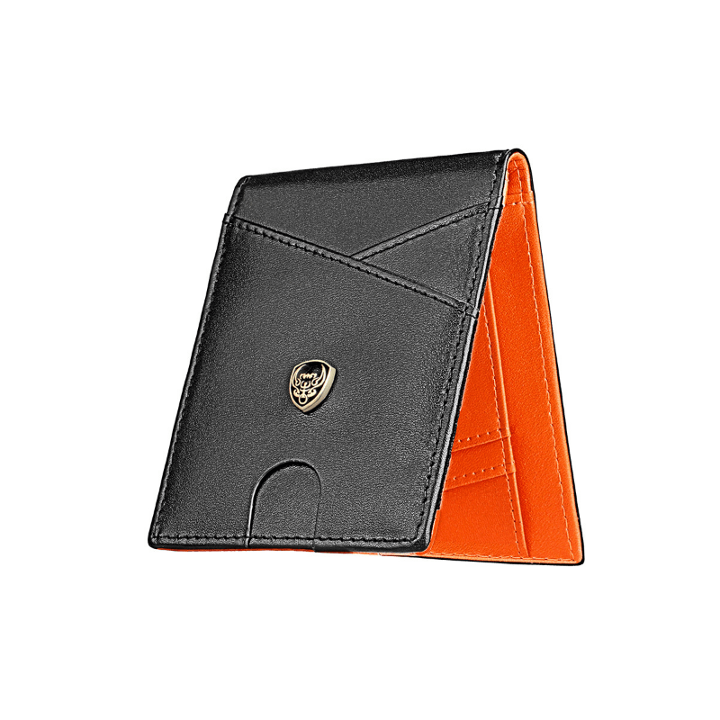 Men's RFID Blocking Slim Wallet with Money Clip