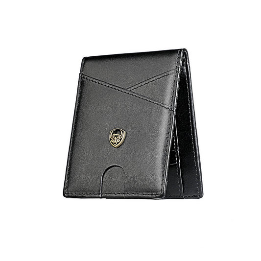 Men's RFID Blocking Slim Wallet with Money Clip