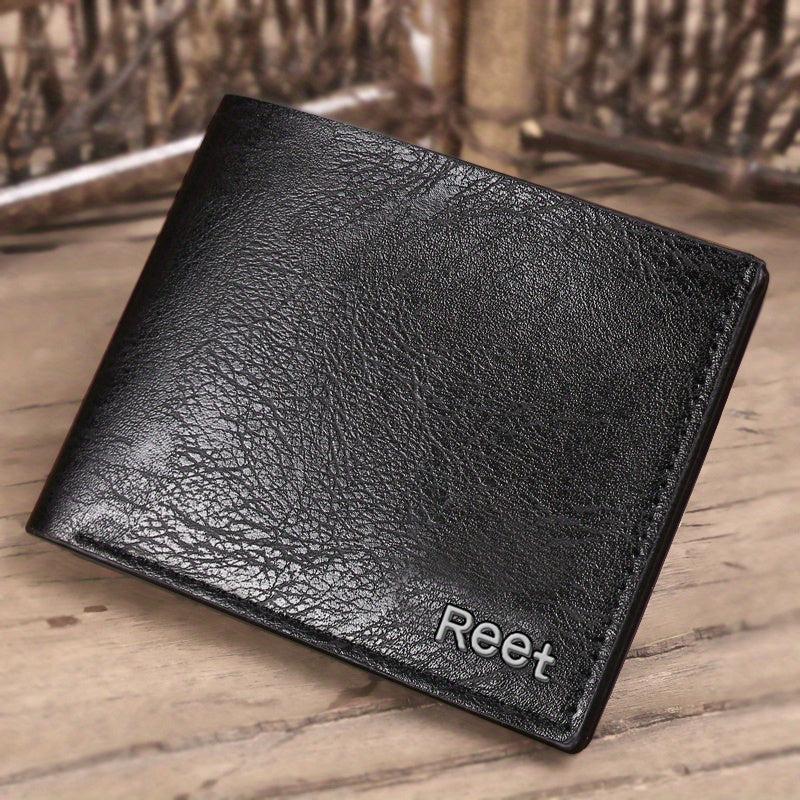 Retro Texture Men's Wallet Short Wallet Soft Leather Small Wallet