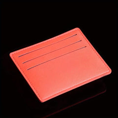 2pcs Classic Leather Card Cover Credit Card Slot Bank Card Holder