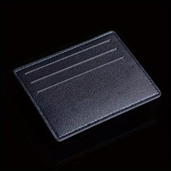 2pcs Classic Leather Card Cover Credit Card Slot Bank Card Holder