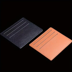 2pcs Classic Leather Card Cover Credit Card Slot Bank Card Holder
