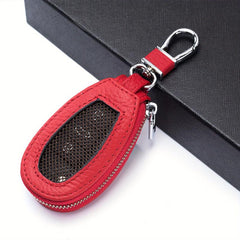 Leather Car Key Bag Holder Organizer Pouch