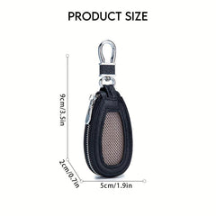 Leather Car Key Bag Holder Organizer Pouch