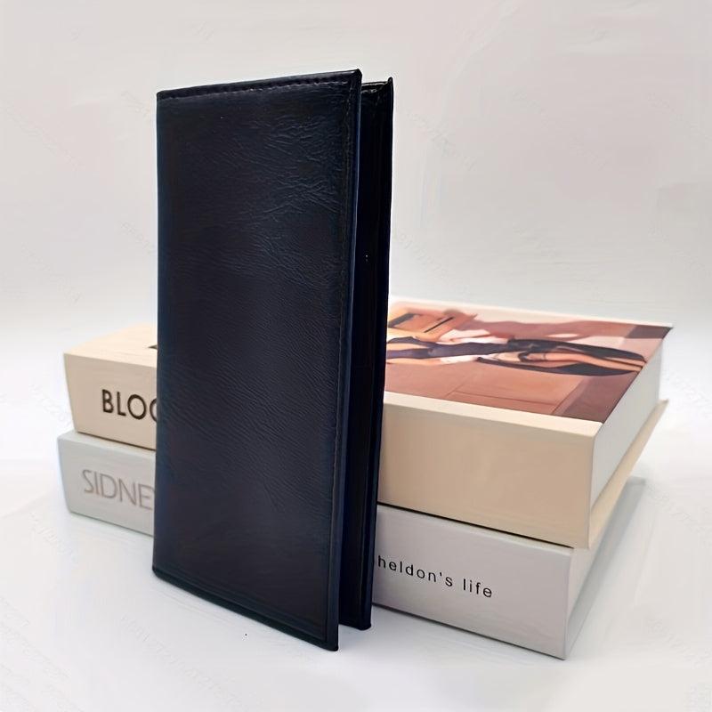 Men's Leather Long Wallet Card Holder Cash Purse Clutch Bag