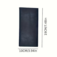 Men's Leather Long Wallet Card Holder Cash Purse Clutch Bag