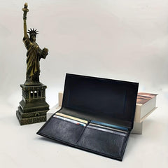 Men's Leather Long Wallet Card Holder Cash Purse Clutch Bag