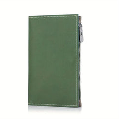 Men's Leather Credit Card Wallet Coin Passport Holder