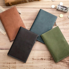 Men's Leather Credit Card Wallet Coin Passport Holder