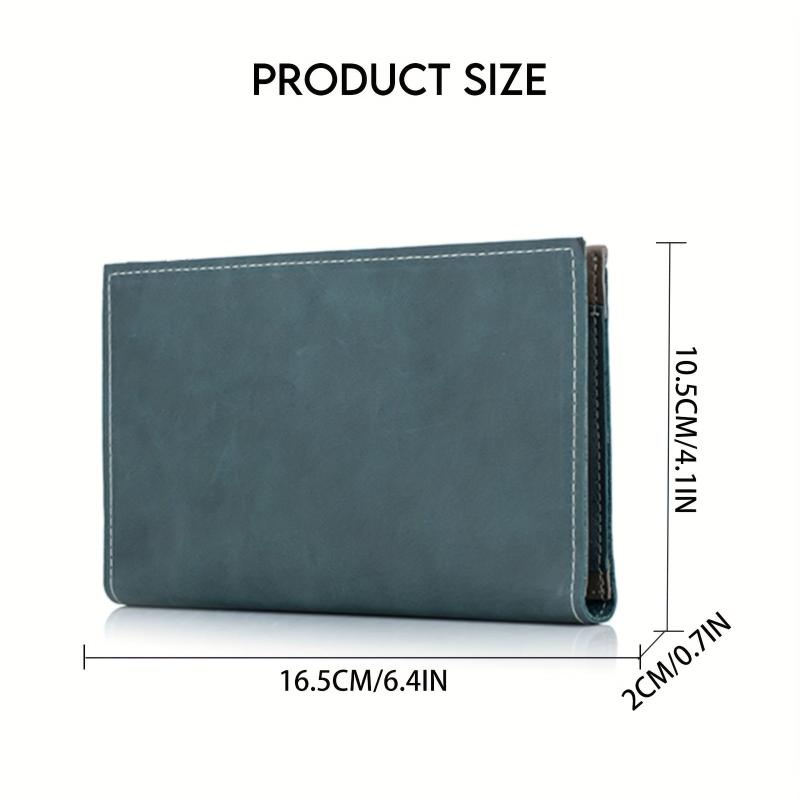Men's Leather Credit Card Wallet Coin Passport Holder