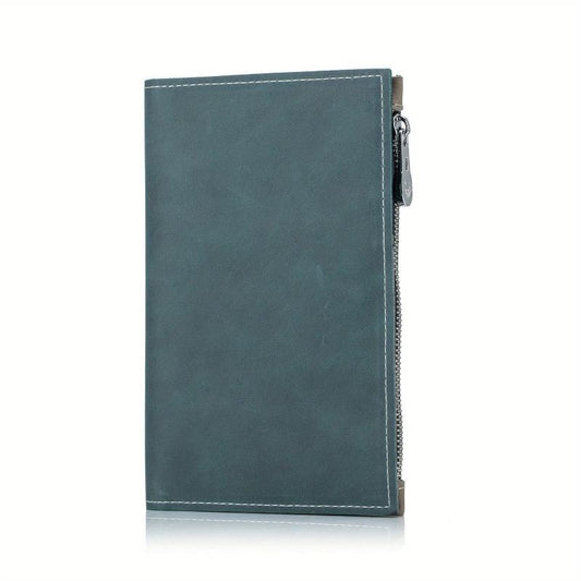Men's Leather Credit Card Wallet Coin Passport Holder