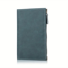 Men's Leather Credit Card Wallet Coin Passport Holder