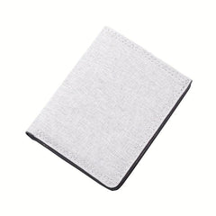 Men's Canvas Wallet Zipper Coin Purse Card Holder