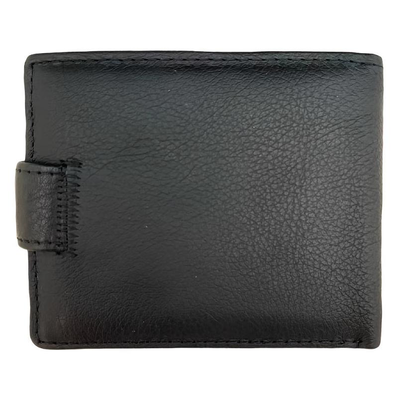 Men's Leather Trifold Eagle Pattern Wallet