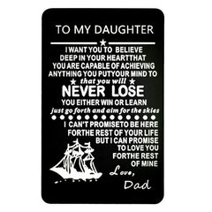 Personalized Metal Engraved Wallet Card