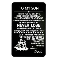 Personalized Metal Engraved Wallet Card