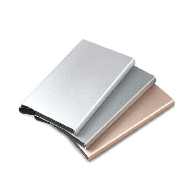 Anti theft ID Credit Card Holder Thin Aluminium Alloy Wallets