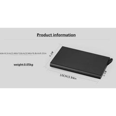 Anti theft ID Credit Card Holder Thin Aluminium Alloy Wallets