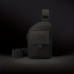 Men's Casual Shoulder Bag Waterproof Chest Bag For Outdoor Sports