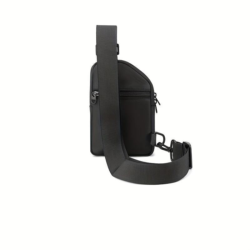 Men's Casual Shoulder Bag Waterproof Chest Bag For Outdoor Sports