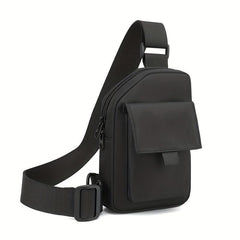 Men's Casual Shoulder Bag Waterproof Chest Bag For Outdoor Sports
