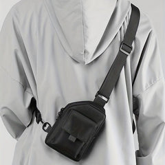 Men's Casual Shoulder Bag Waterproof Chest Bag For Outdoor Sports