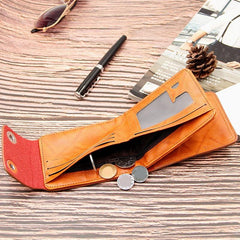 Dollar Pattern Bifold Wallets PU Leather Credit Card Holder Money Clip