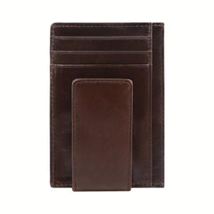 Vintage Crazy Horse Leather Men Wallet Card Holder Money Bag
