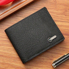Men's Business Casual Short Leather Wallet