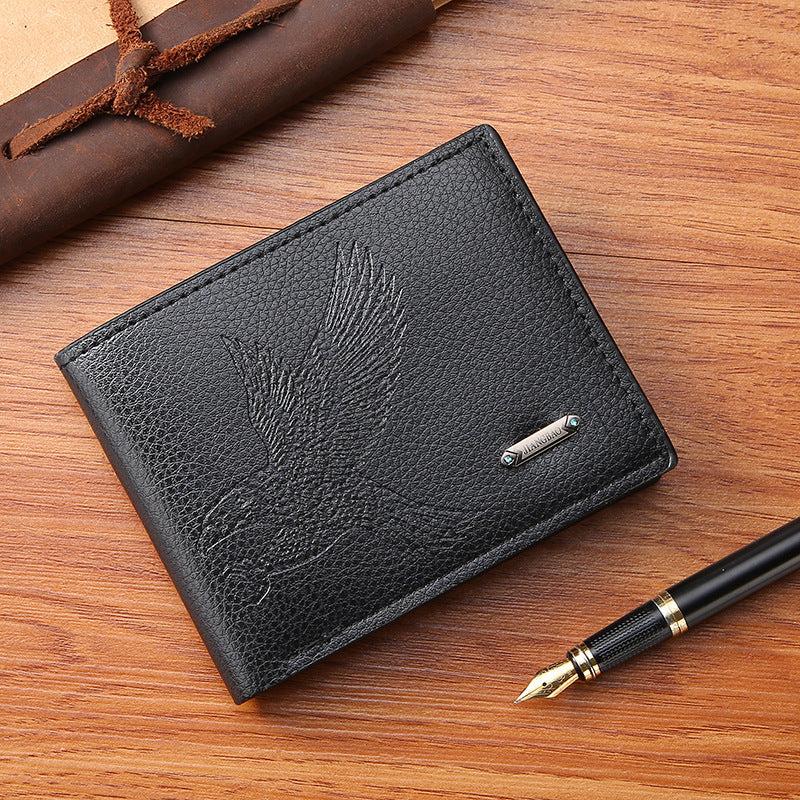Men's Eagle Business Short Wallet