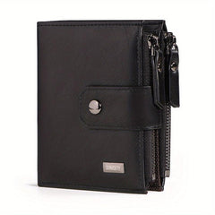 RFID Blocking Leather Wallet with Money Clip